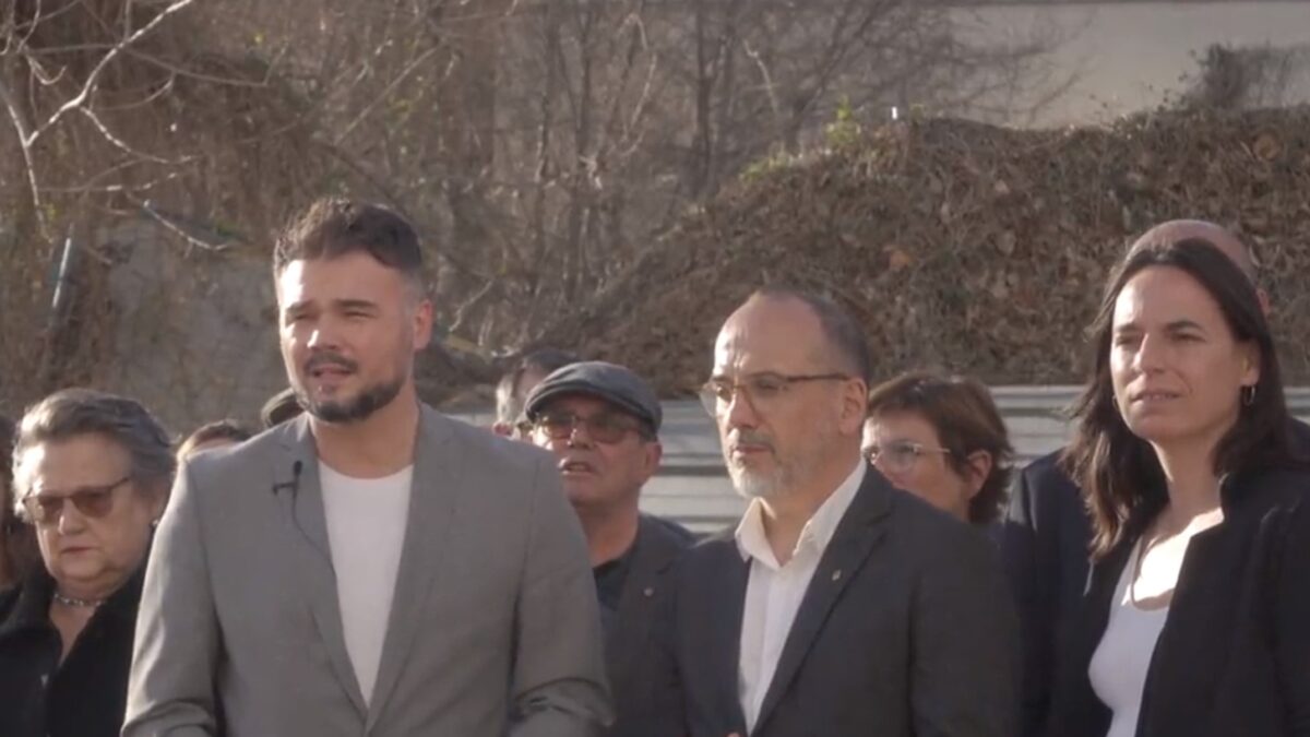 Rufián enciende a sus rivales tras prometer una residencia geriátrica de la Generalitat si gana las elecciones
