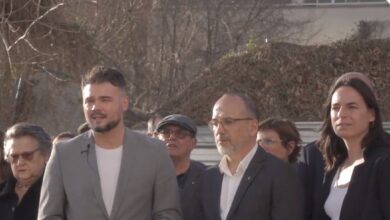 Rufián enciende a sus rivales tras prometer una residencia geriátrica de la Generalitat si gana las elecciones