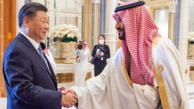 Xi Jinping con Mohambed bin Salman