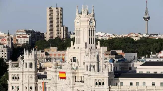 Imagen de recurso de la fachada del Palacio de Cibeles de Madrid, sede del Ayuntamiento de la capital. Imagen de recurso de la fachada del Palacio de Cibeles de Madrid, sede del Ayuntamiento de la capital.