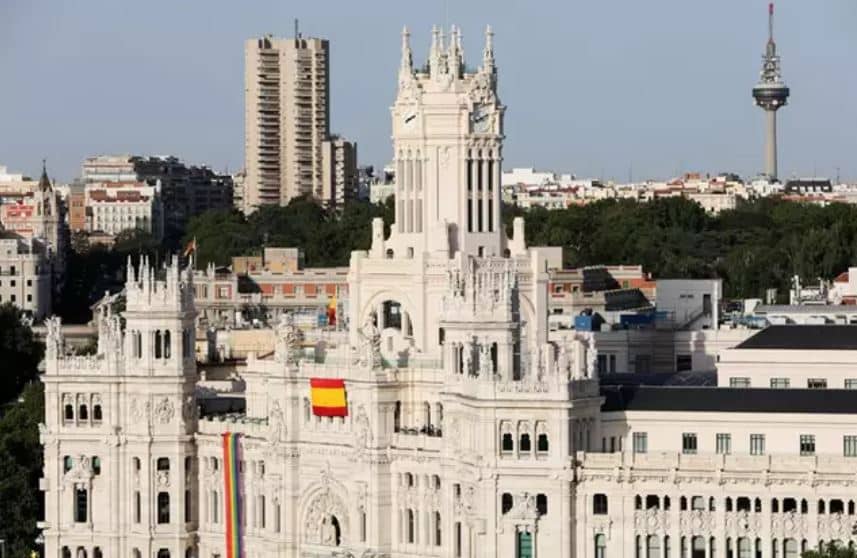 Imagen de recurso de la fachada del Palacio de Cibeles de Madrid, sede del Ayuntamiento de la capital.