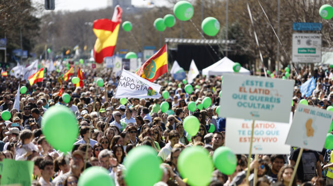 La Plataforma Sí a la Vida, integrada por más de 500 asociaciones provida, convoca una marcha para "defender la vida, desde su inicio a su fin natural".