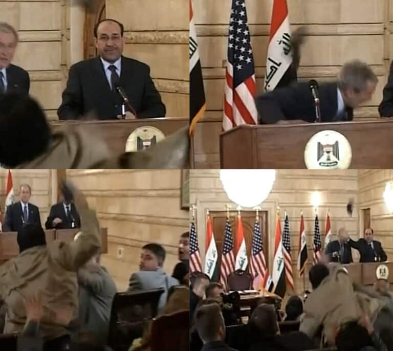 El autor del zapatazo a Bush, 20 años después de la invasión: "Solo nos trajo políticos corruptos"