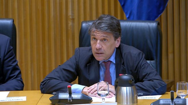 Celso Arango, durante su intervención este viernes en el Congreso de los Diputados. Celso Arango, durante su intervención este viernes en el Congreso de los Diputados.