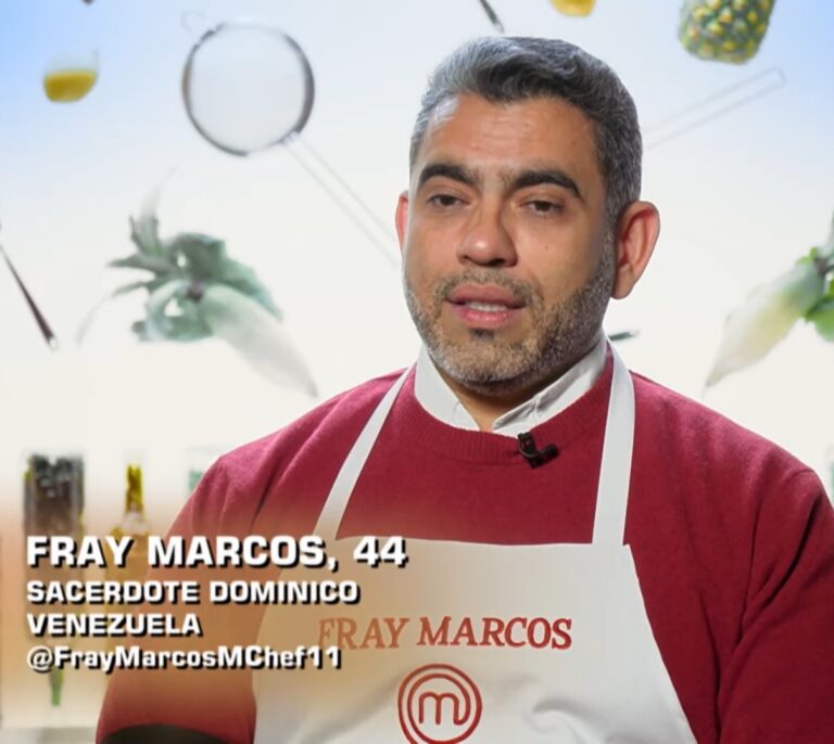 Fray Marcos, primer sacerdote en 'MasterChef': "Dedico el delantal a Dios y a la santísima Virgen"