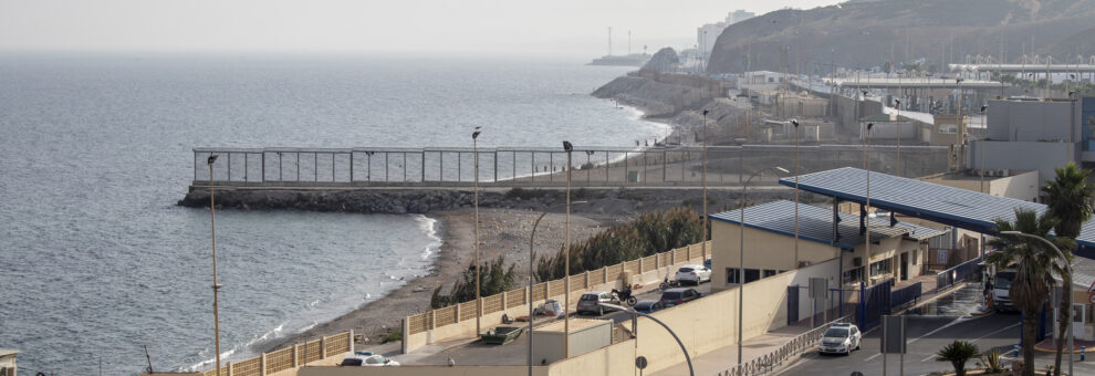 Frontera de Ceuta con Marruecos