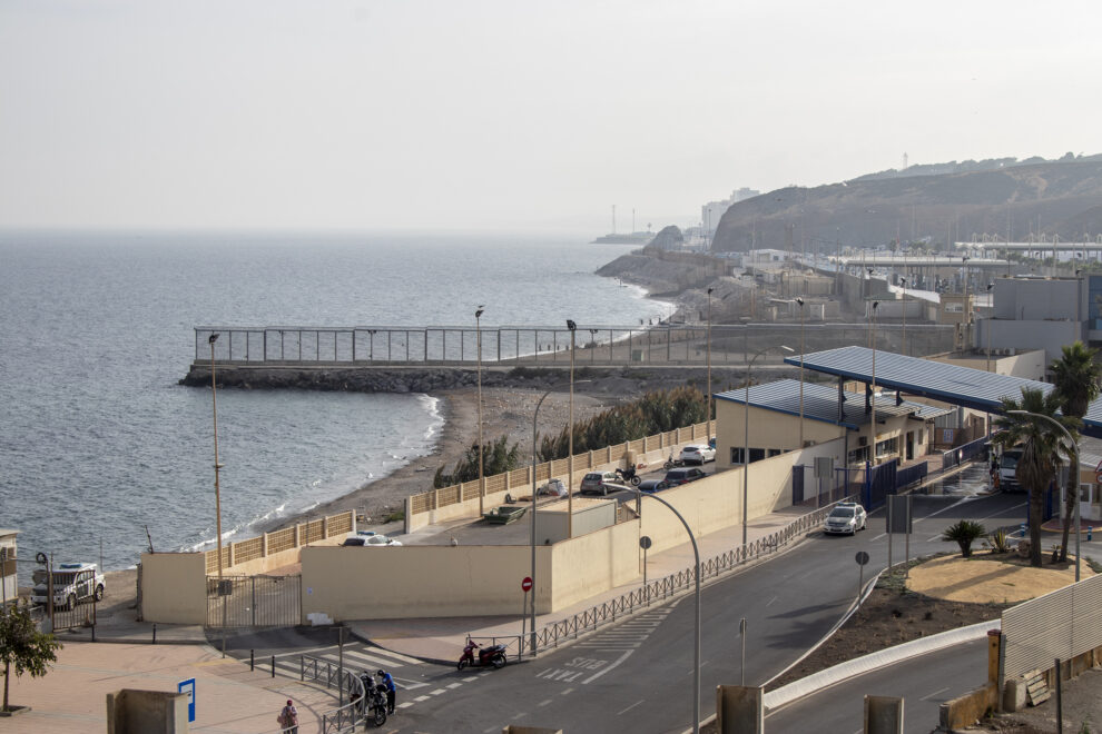 Frontera de Ceuta con Marruecos