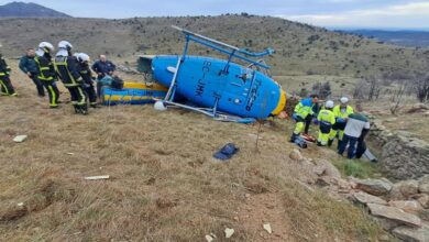 Un helicóptero de la DGT se estrella en el noroeste de Madrid