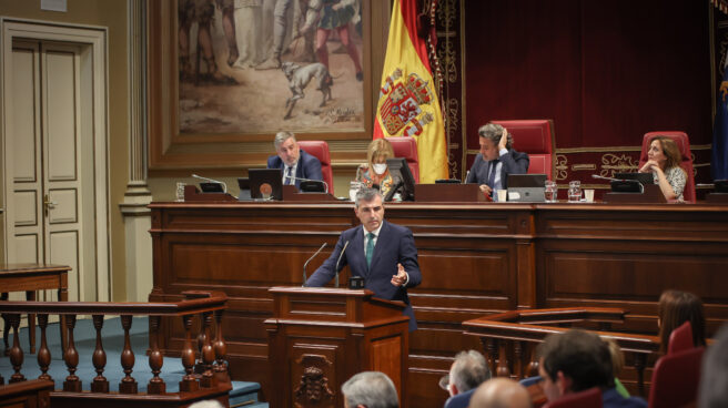 El candidato a la Presidencia del Gobierno de Canarias por el Partido Popular, Manuel Domínguez.