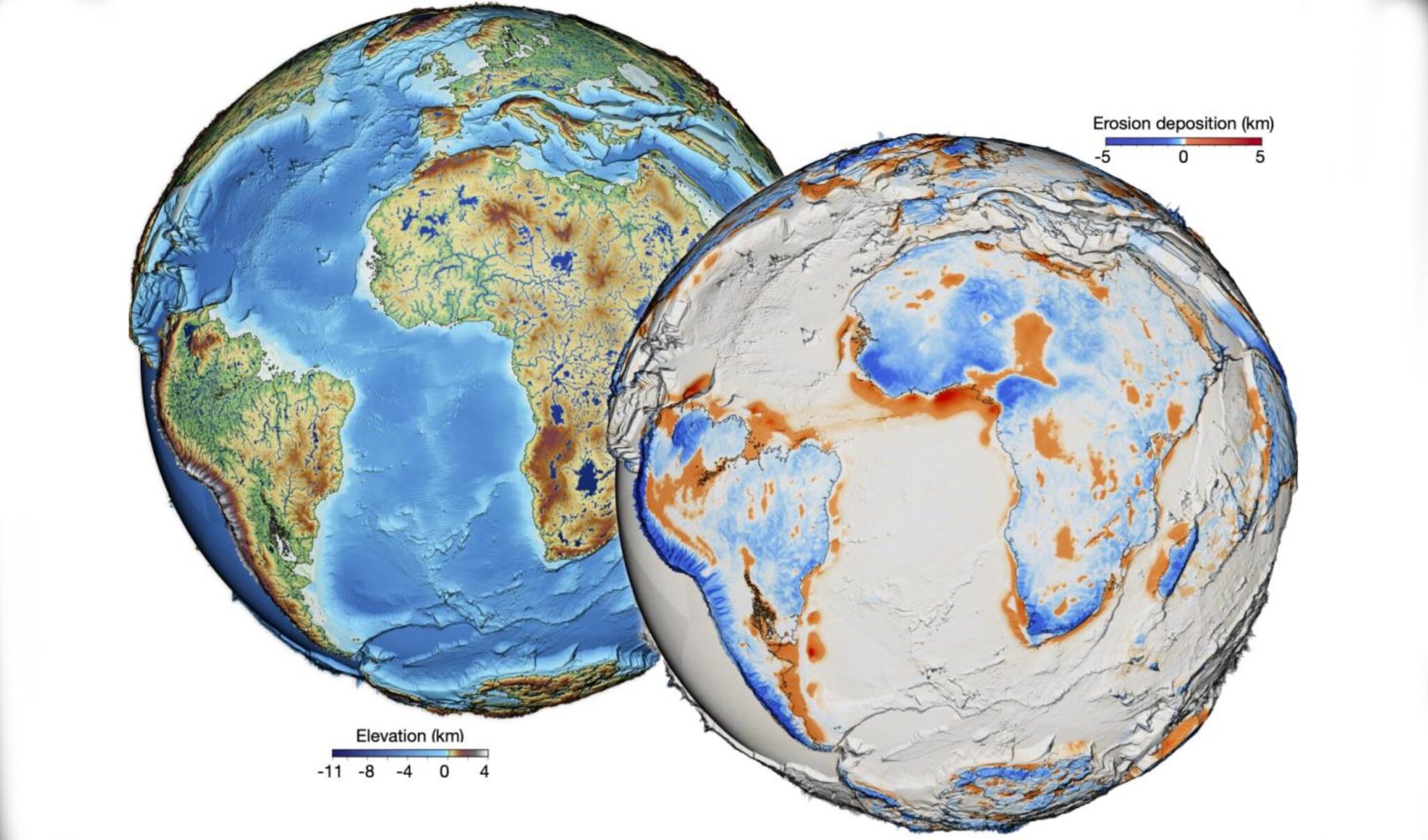 Un modelo en 3D muestra en vídeo los cambios de la Tierra en 100 millones  de años