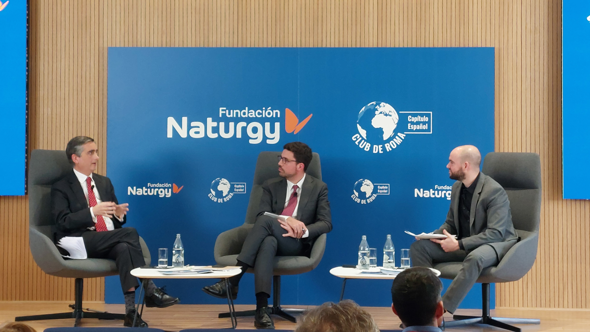 Economía circular, o la gran oportunidad de generar valor de manera sostenible. Fundación Naturgy y el Capítulo Español del Club de Roma inauguran su ciclo de Conversaciones de 2023 debatiendo sobre los retos y oportunidades de la economía circular para todos los sectores, en particular el de la energía.