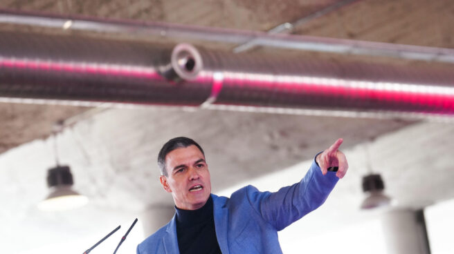 Pedro Sánchez, en un acto del PSOE sobre feminismo este fin de semana. Pedro Sánchez, en un acto del PSOE sobre feminismo este fin de semana.