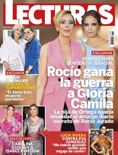 Rocío Carrasco gana la batalla legal a Gloria Camila por el uso de los diarios de Rocío Jurado