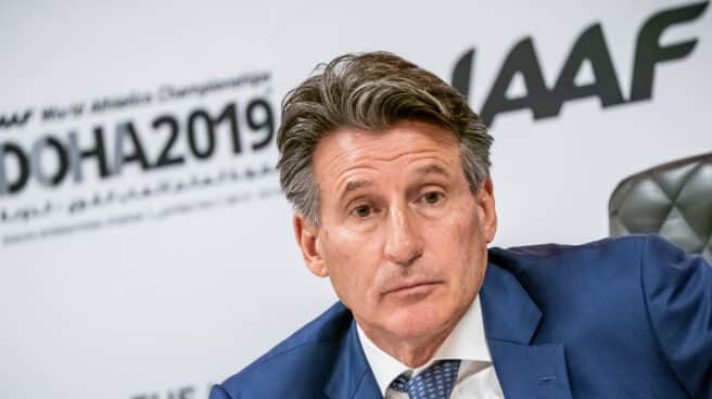 El presidente de World Athletics, Sebastian Coe. El presidente de World Athletics, Sebastian Coe.