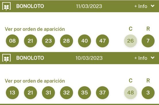 Combinaciones de la Bonoloto. Combinaciones de la Bonoloto.