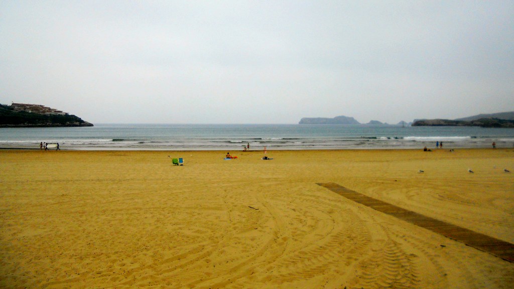 Playa de Suances (Cantabria).