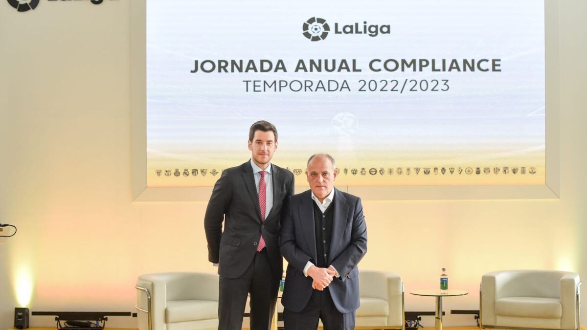 Fernando Molinero y Javier Tebas