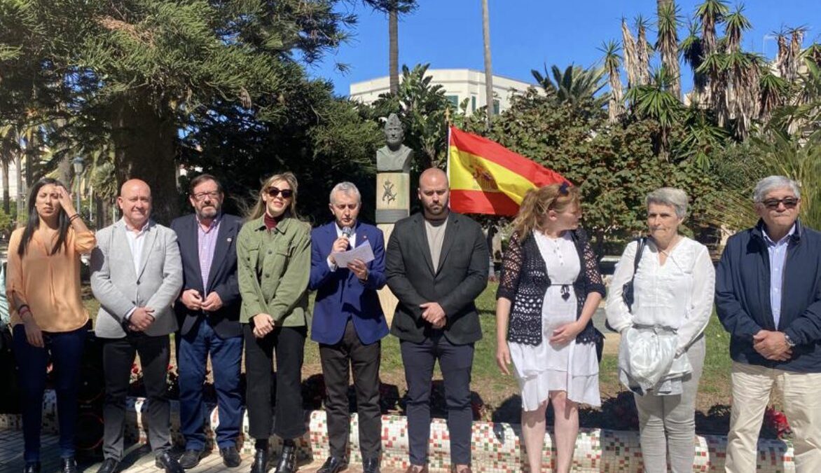 Homenaje a la legión de Vox Melilla