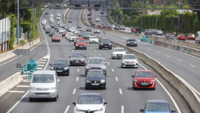 Atascos en todas las carreteras de salida de Madrid