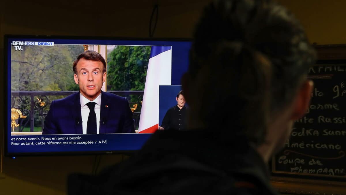 Discurso de Macron después de promulgar la reforma de las pensiones