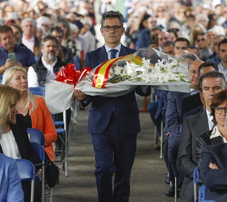 Bolaños evita la petición de perdón por el bombardeo de Gernika que reclama Urkullu