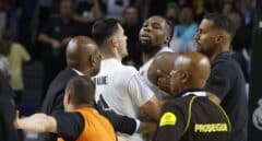 Una brutal pelea entre el Real Madrid de baloncesto y el Partizan obliga a suspender el partido