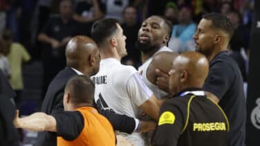 Una brutal pelea entre el Real Madrid de baloncesto y el Partizan obliga a suspender el partido