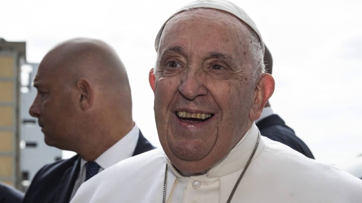 El Papa Francisco, tras salir del hospital.