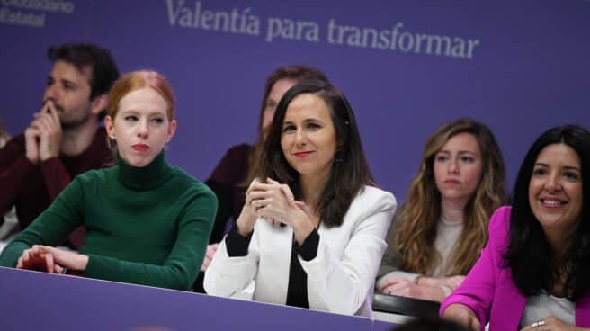 Ione Belarra, en el centro, en el Consejo Ciudadano de Podemos.