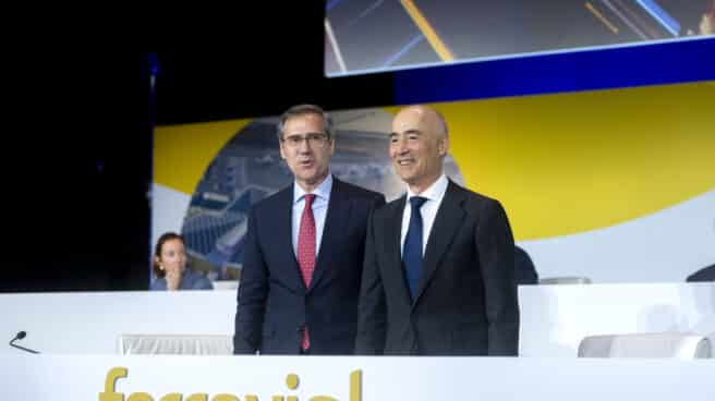 El consejero delegado de Ferrovial, Ignacio Madridejos (i) y el presidente de Ferrovial, Rafael del Pino (d). El consejero delegado de Ferrovial, Ignacio Madridejos (i) y el presidente de Ferrovial, Rafael del Pino (d).