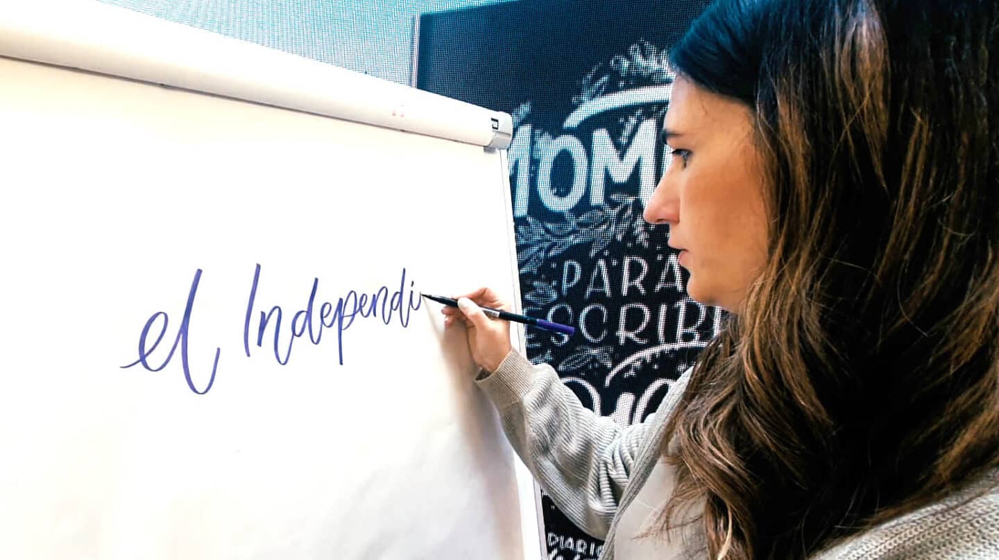 Laura Massana, experta en lettering