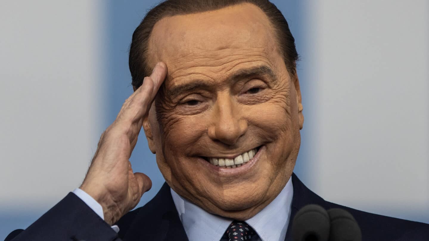 El senador Silvio Berlusconi, líder de Fuerza Italia