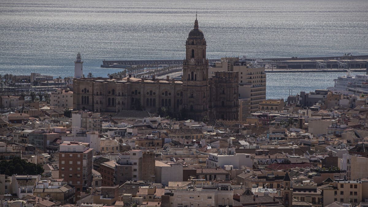 Panorámica de la ciudad de Málaga.