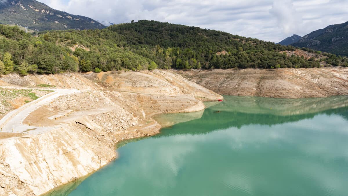 Un embalse en Cataluña.