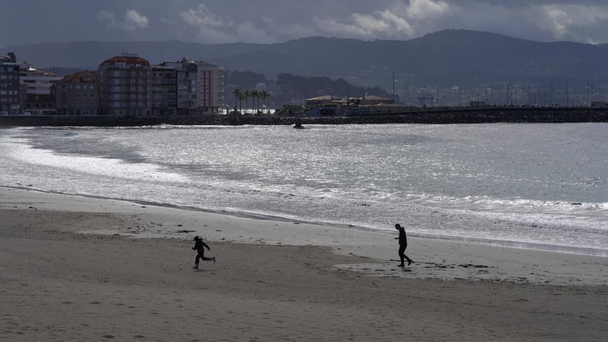 Playa de Silgar en Sanxenxo.