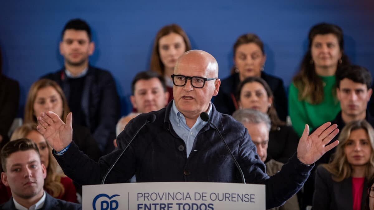 El presidente de PP de la provincia de Ourense, Manuel Baltar