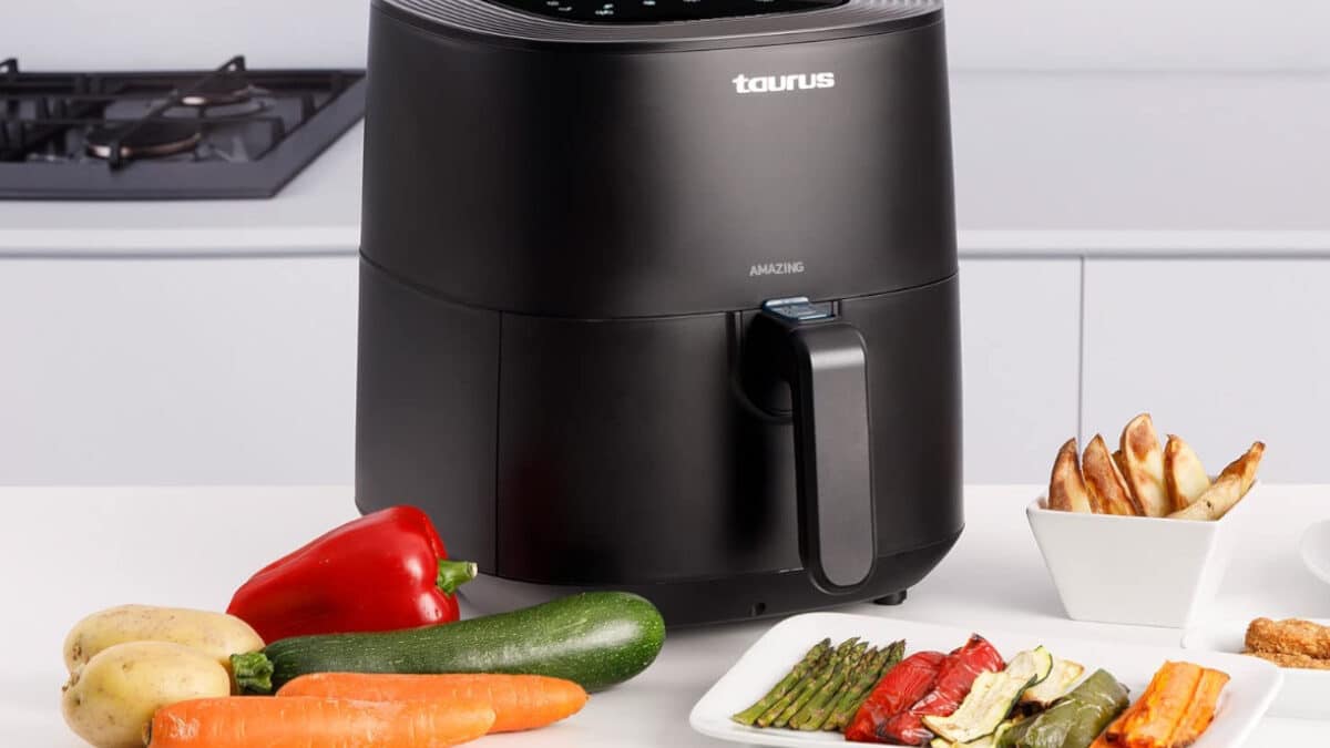 Disfruta de frituras saludables con esta freidora de aire Taurus rebajada en Amazon un 43%