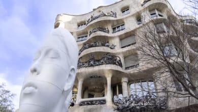 Plensa dialoga con Gaudí en La Pedrera