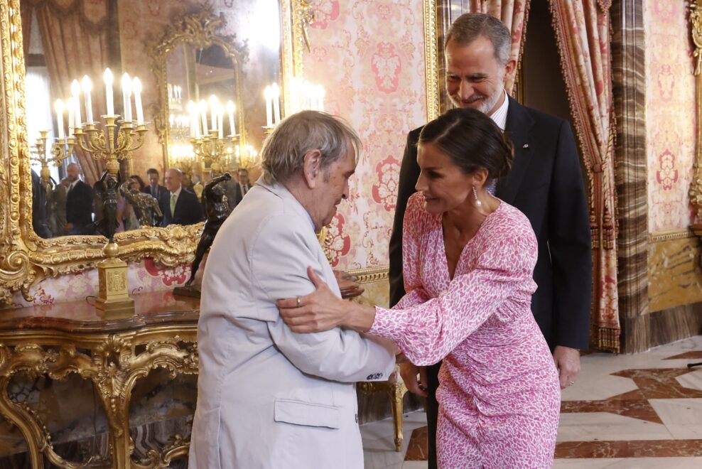 La reina Letizia con un vestido de Lady Pipa 