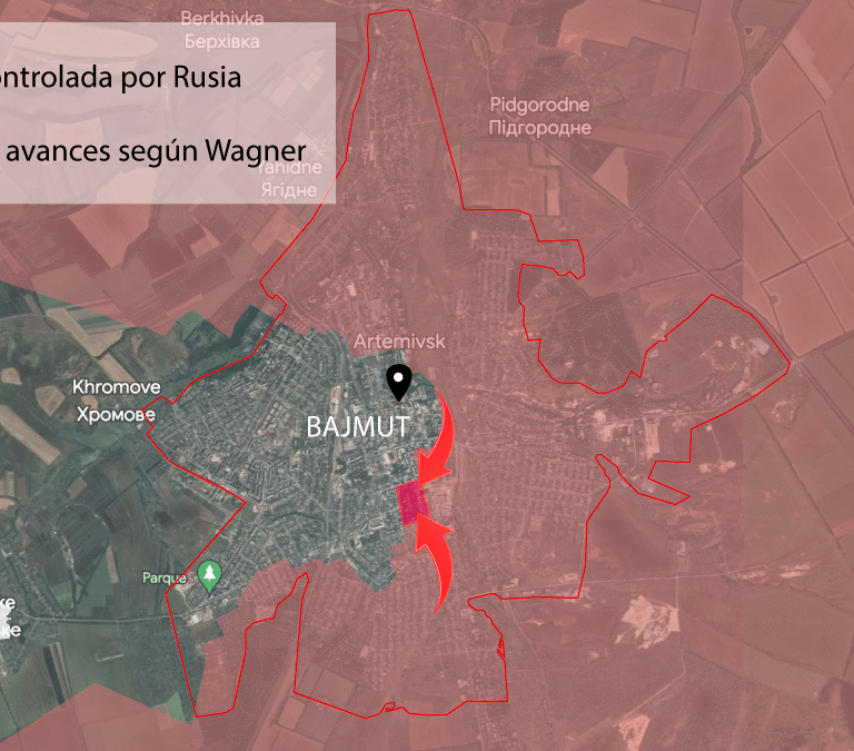 Bajmut, escenario de la guerra de la propaganda entre el Grupo Wagner y Ucrania