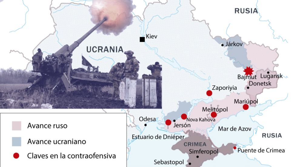 Mapa posible situación Ucrania mayo