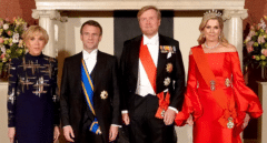 La reina Máxima saca sus joyas más espectaculares para la visita de Macron a Países Bajos