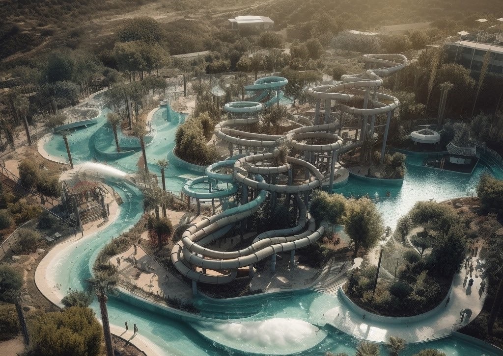 Concepto para el parque acuático de Valladolid publicado por el alcalde, Óscar Puente
