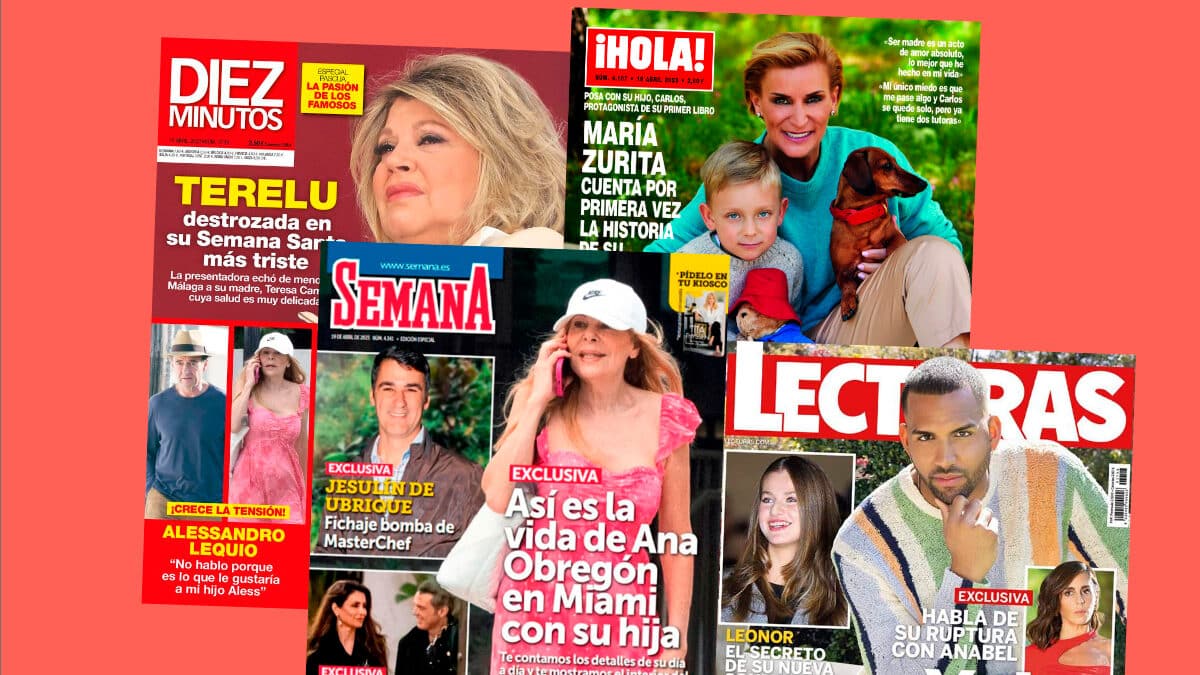 Portadas de las revistas del corazón 12 de abril de 2023