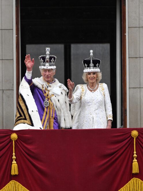 Los reyes debutan en el balcón de Buckingham