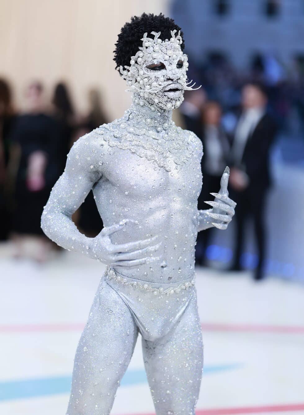 Lil Nas X llega a la alfombra de la Met Gala 2023