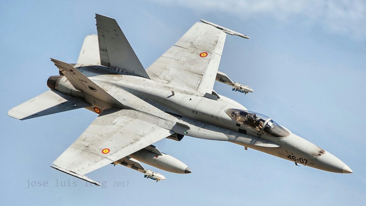 F-18 del Ejército del Aire.