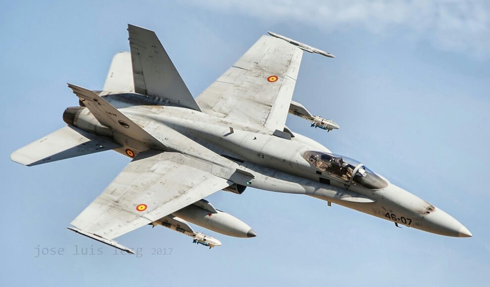 F-18 del Ejército del Aire.