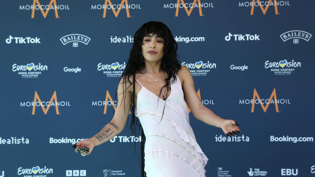 Loreen, la candidata sueca, llega a la Alfombra Turquesa para la Ceremonia de Apertura de la 67ª edición del Festival de la Canción de Eurovisión (ESC)