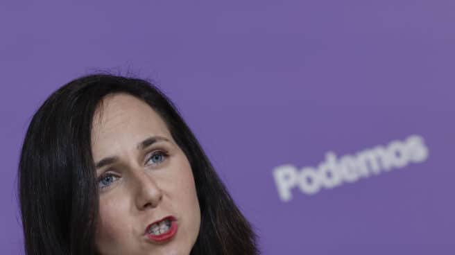Ione Belarra, en la sede de Podemos. Ione Belarra, en la sede de Podemos.